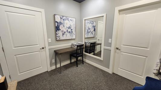 Private fitting room 1 in Tracey's Mastectomy Boutique